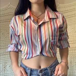 Men’s XL Vintage Striped Shirt